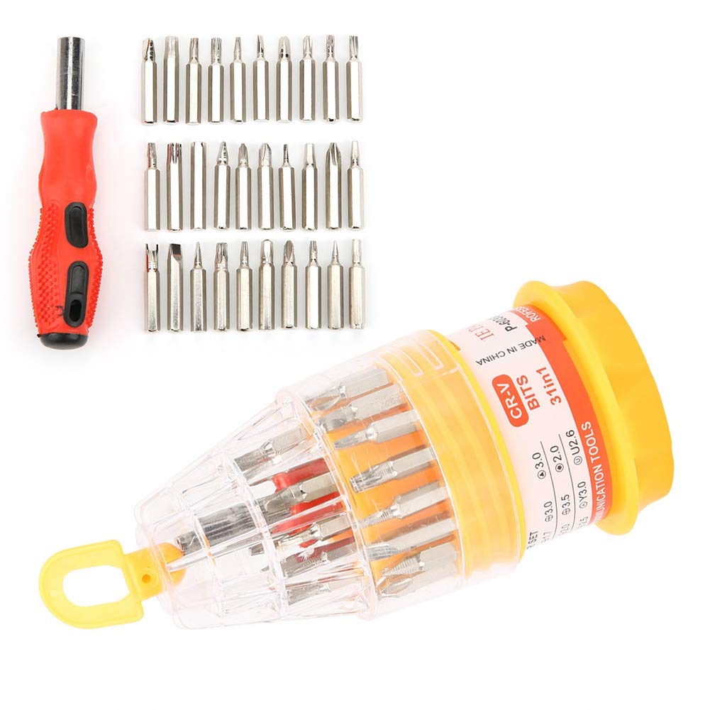 31 in 1 Precision Screwdriver Set with Magnetic Bits for 3D Printer, Phone, Laptop Repair Multi-Bit Tool Kit for Electronics and Home Maintenance