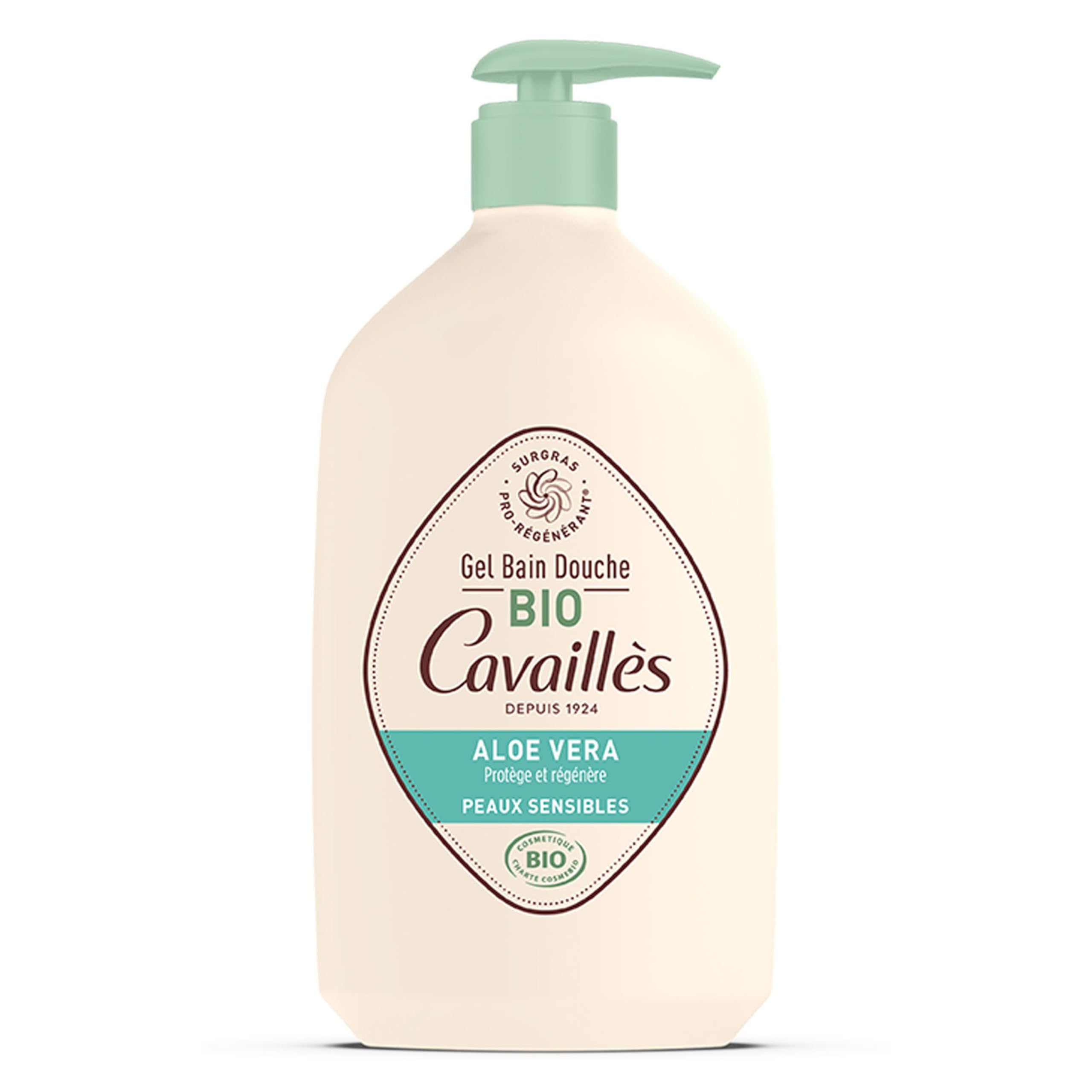 Rogé Cavaillès Organic Aloe Vera Bath and Shower Gel for Sensitive Skin 1L