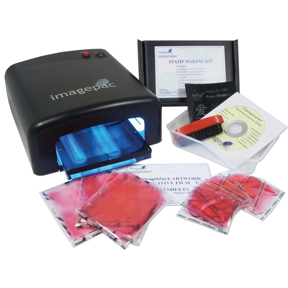 Imagepac Stampmaker Make Your Own Stamps Complete Kit Amazon.in Home