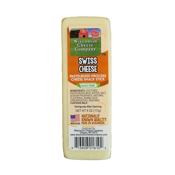 WISCONSIN CHEESE COMPANY – SPECIALTY CHEESE & SUMMER SAUSAGE GIFT BOX – 100% WISCONSIN GOUDA, SMOKED CHEDDAR, SALAMI, TOMATO BASIL CHEDDAR, SWISS (PACK OF 5 BLOCKS) | PERFECT FOR PARTIES, CHARCUTERIE BOARDS, AND HOLIDAY GIFTS