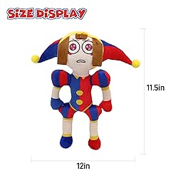 SAJISP The Amazing Digital Circus Plush,4pcs Pomni