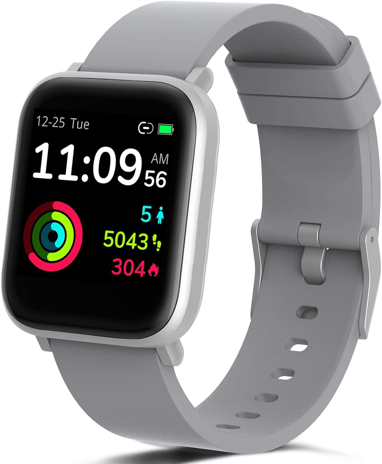 FITVII Smart Watch, Fitness Tracker with Heart Rate Monitor, IP68 Waterproof Smartwatch with Blood Oxygen Sleep Tracking, Step Calorie Counter, Activity Tracker for Women Men