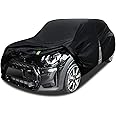 6 Layers Car Cover Waterproof All Weather for Automobiles, Size A1 Universal Fit for Nissan Versa, Kia Rio, Hyundai Accent, Audi TT, Porsche 718, BMW Z4, etc (UP to 177 inch)