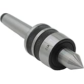 Nakkaa MT2 Medium Duty Live Center Triple Bearing Lathe Medium Duty CNC | MT2 Morse Taper; 60-Degree Point