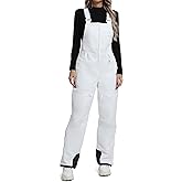 BenBoy Women's Snow Ski Bibs Adjustable Straps Overalls -Waterproof Insulated Pants Winter Outdoor Snowboard