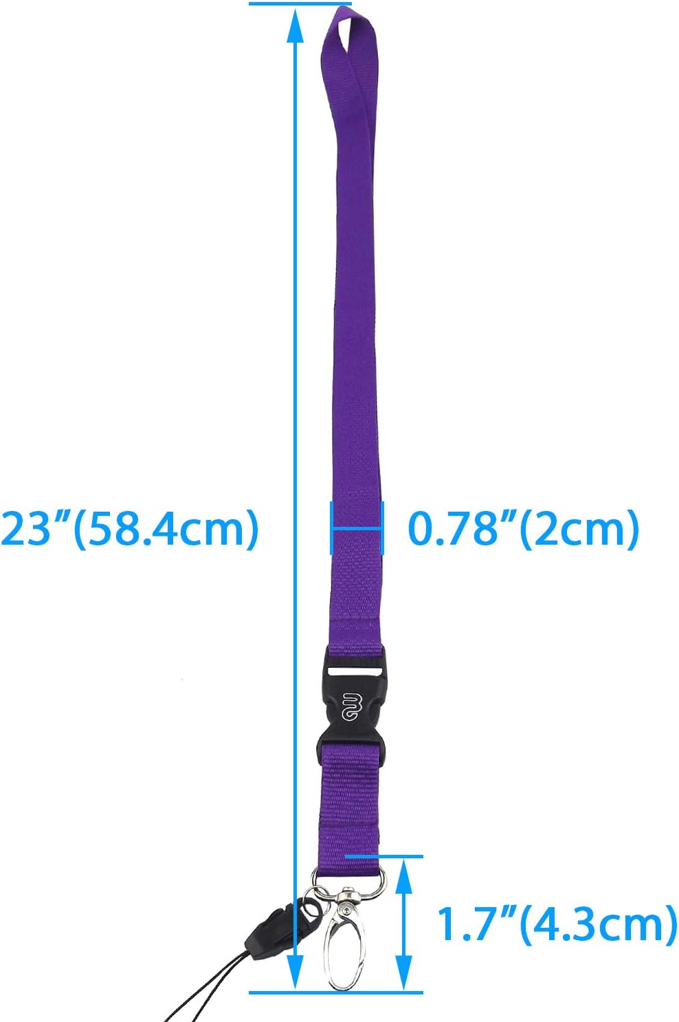 Wisdompro Office Lanyard 5 Pcs - Image 3