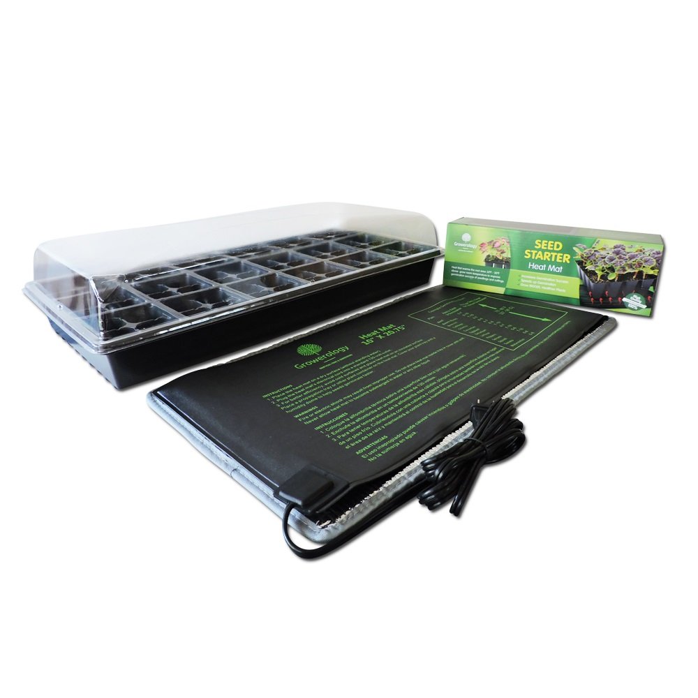 Seed Germination Station Propagation Kit with Growerology Seedling Heat