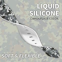 Soft Silicone Pattern Printed Bands Compatible with