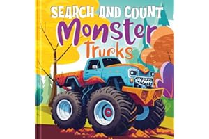 Search and Count Monster Trucks! I Spy Book for Kids Ages 2-5: Preschool Activity Book Filled with Counting Challenges, Seek-and-Find Puzzles, and Enjoyable Learning with Fun for Toddlers