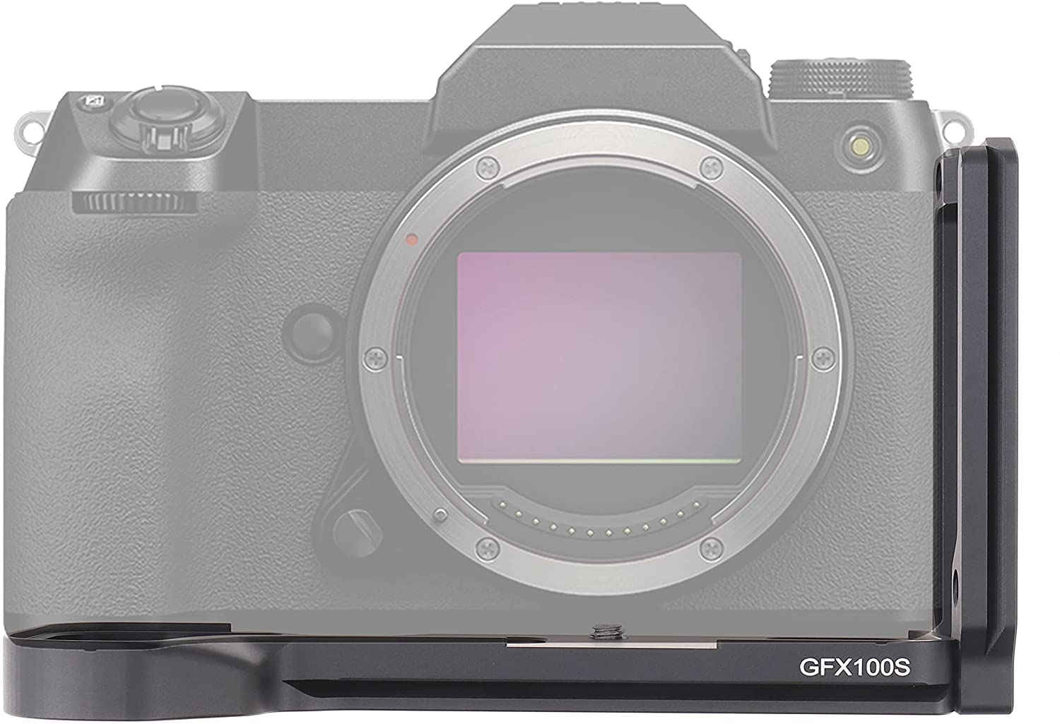 Hersmay L Bracket Plate for Fujifilm GFX100S / GFX50S II,Vertical Shoot Quick Release Plate L-Shape Bracket Holder Hand Grip for Fujifilm Fuji GFX100S GFX50SII Camera Body for Arca-Swiss Standard