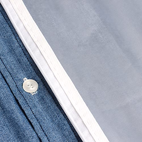 Univivi Clear Garment Bag for Storage (Set of 16) Lightweight Garment