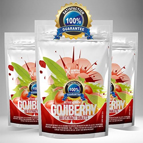 GOJI BERRY 2500MG TABLETS Antioxidants, Wolfberry Lycium Pills