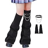 Junely Leg Warmers for Women Kawaii Leg Warmer Cute Legwarmers Japanese Socks Emo Lolita Gyaru Harajuku Accessories