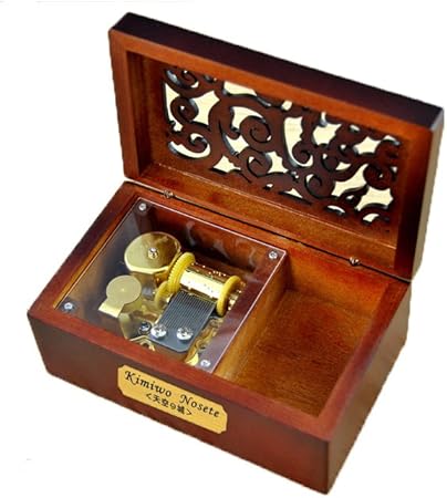 Caja musical de madera grabada Laxury de 18 notas: Amazon.es: Hogar