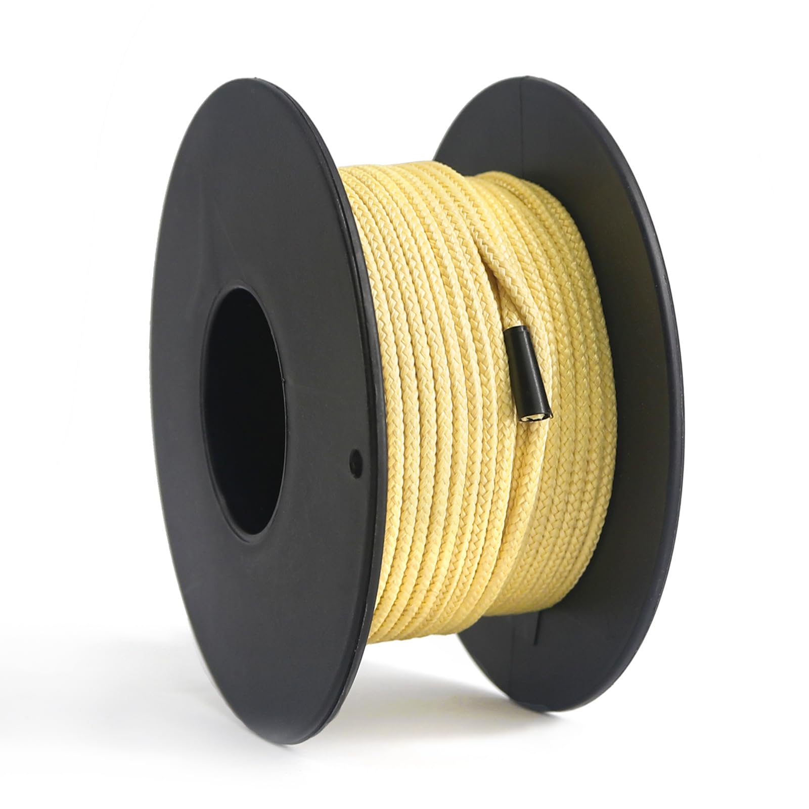 NewDoar Abrasion Resistant Braided Kevlar Lines, 1.5mm 50FT/120FT/200FT -12 Strand Cord,High-strength, wear-resistant, flame-retardant, suitable for camping, kite line, fishing,EDC lines(50 FT)