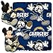 The Northwest Company Officially Licensed NFL Los Angeles Chargers Co-Branded Disney's Mickey Hugger and Fleece Throw Blanket Set