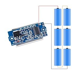 4PCS 6S 6 Series Lithium Battery Level Indicator