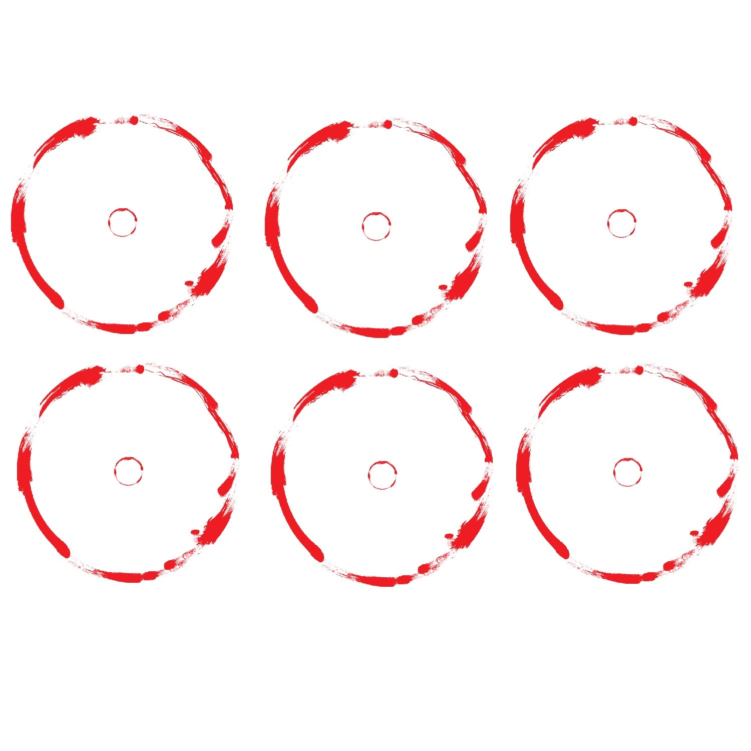 Jucoci Objective Point Markers 6PCS Set Objective Marker Compatible with WHAOS Wargame (Miniature Not Included)