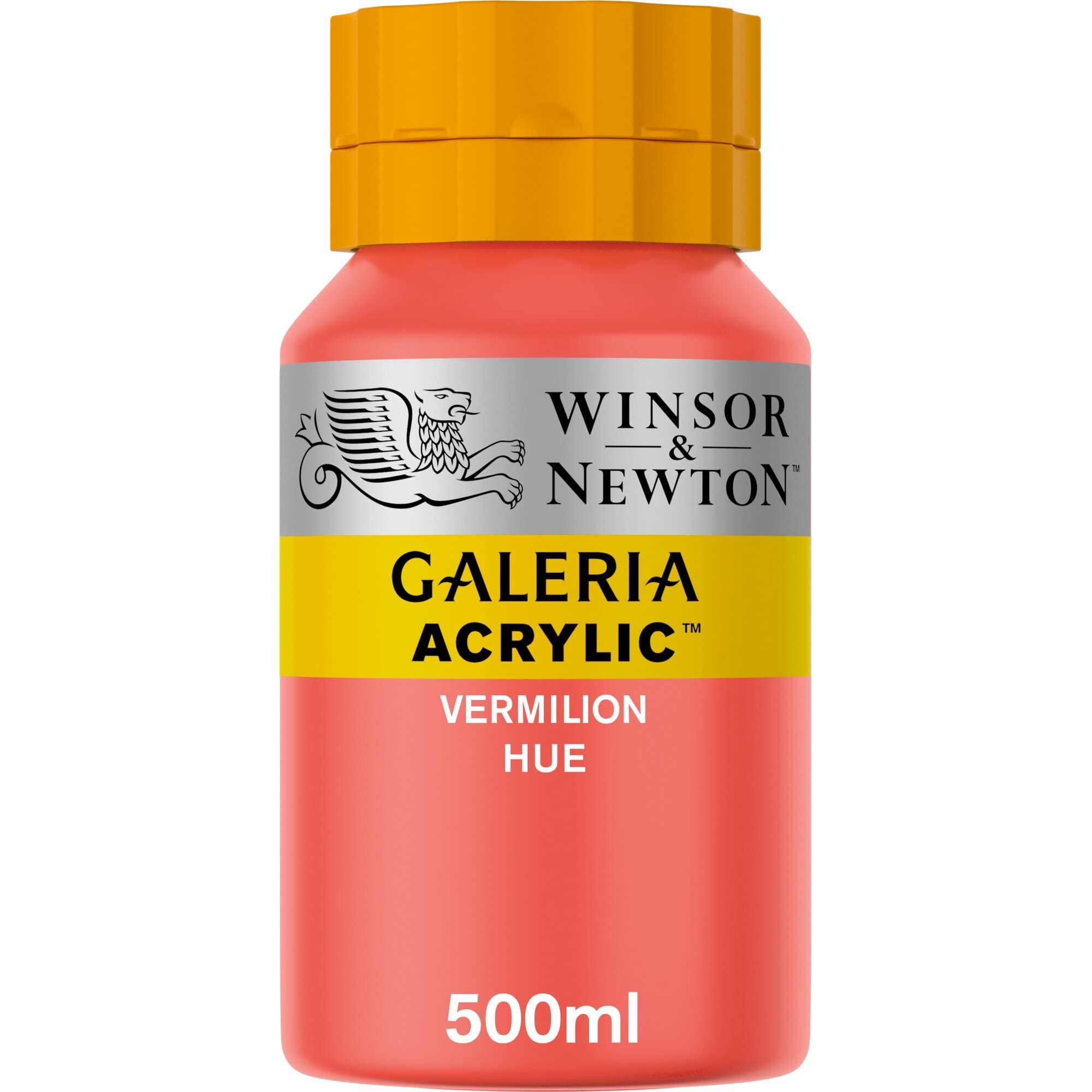 Winsor & Newton, Galeria Acrylic, Vermilion Hue, 500ml — image 1