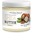 It's Pure Natural - World's First Crude Degummed African Ivory Shea Butter (16 oz) – 100% Pure & Natural Body Butter for Dry, Cracked Skin, Eczema, Stretch Marks & Anti-Aging