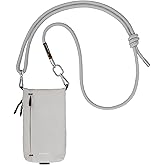 MAGEASY Small Crossbody Bag - Passport Holder for Travel Water-Resistant | Fit 6.7" Cellphone, Keys, Earbuds - Phone Sacoche