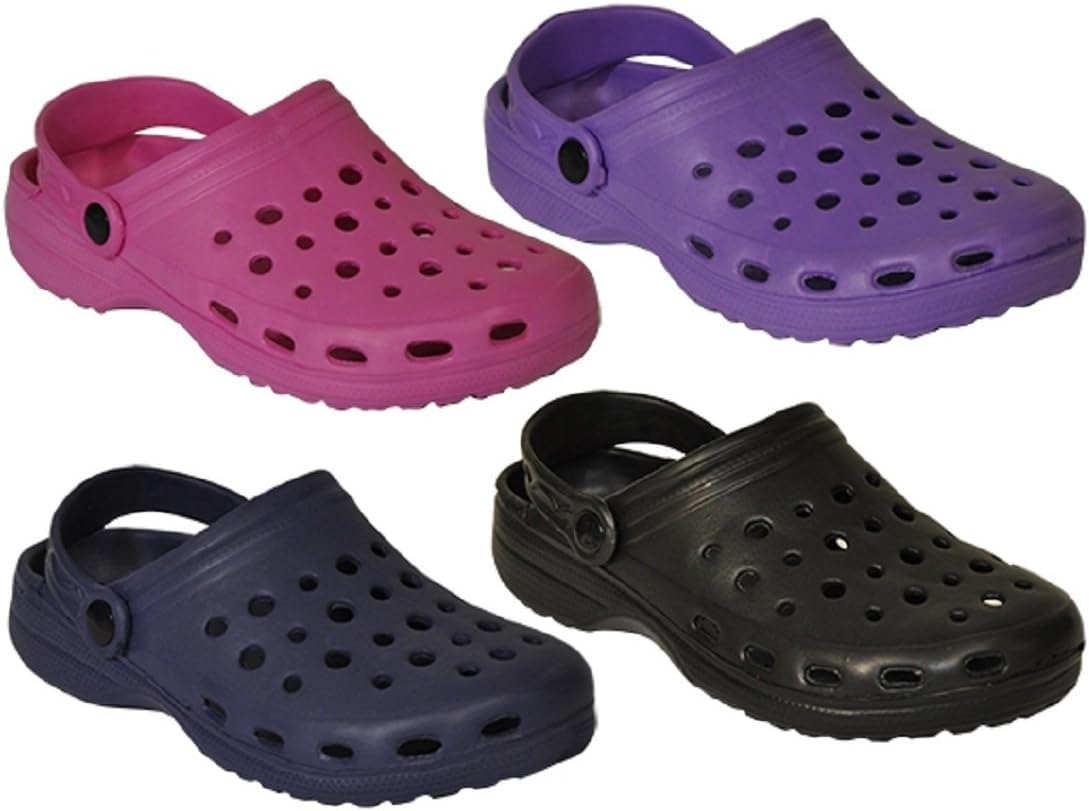 Palgrave Junior/Adult surf Clogs Sizes 1-8 Beach Sandals, Garden Shoes, Shower Mules