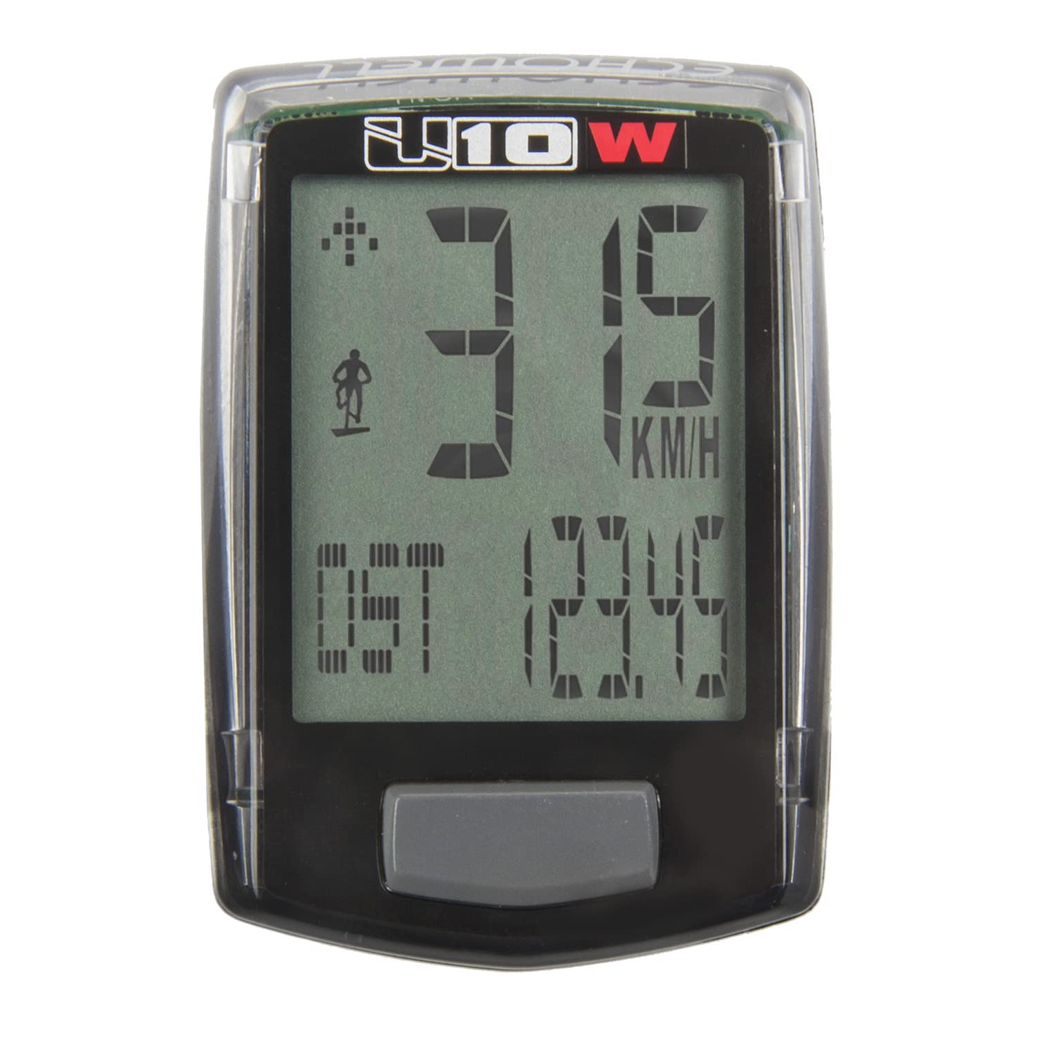 ECHOWELL Cyclecomputer U10 10 Functions - U10 Black - Wireless