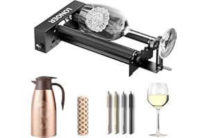 Longer Laser Engraver New-Rotary Roller, Y-axis 360° Rotation, Compatible with Other Brands of Engraver，a Good Partner for Laser Engraving Machine