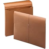 Smead 100% Recycled Expanding File Wallet with Flap and Cord Closure, 2" Expansion, Letter Size, Redrope, 10 per Box (77170)