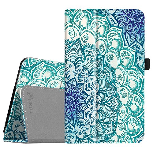 Fintie AT&T Trek 2 HD Case (Model 6461A) 2016 Release - Premium PU Leather Stand Cover with Auto Wake / Sleep for AT&T Trek 2 HD 8â€ Android Tablet, Compatible with ZTE Trek 2 HD K88, Emerald Illusions