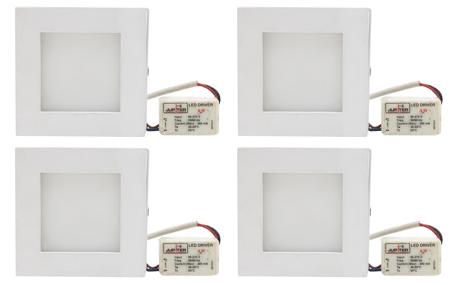 Buy Light Link Pvc Panel Light Square White 6 Watt Online At