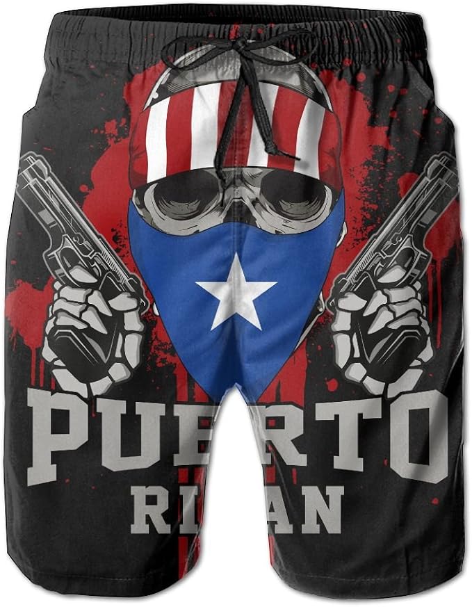 mens skull bathing suits