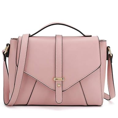 CATMICOO Ladies Designer Purses Cross Body Handbags Trendy Bags for Women Shoulder Bags (Pink)