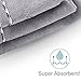 Microfiber Hair Drying Towels, Fast Drying Hair Cap, Long Hair Wrap,Absorbent Twist Turban, White, Light Blue, Pink, Dark Gray (4 pack)