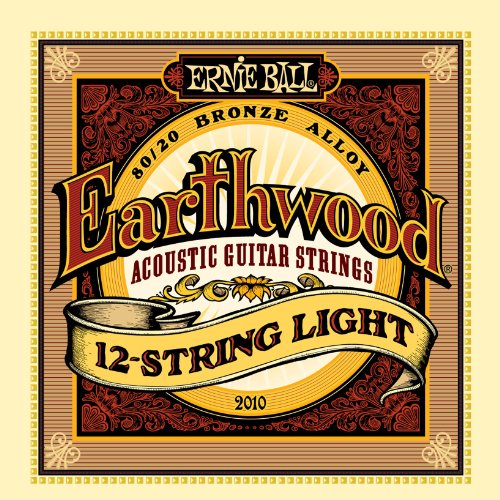 Ernie Ball Earthwood 12-String Light 80/20 Bronze Acoustic Set, .009 - .046