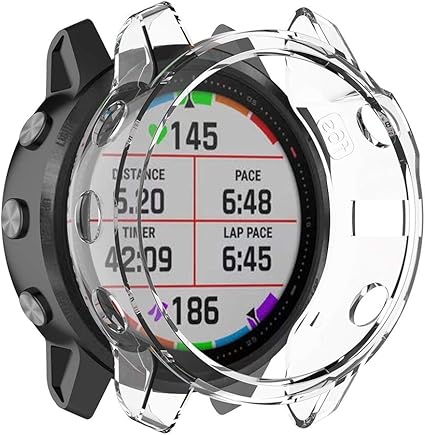 RuenTech - Carcasa Protectora para Garmin Fenix 6X Pro/Fenix 6X ...