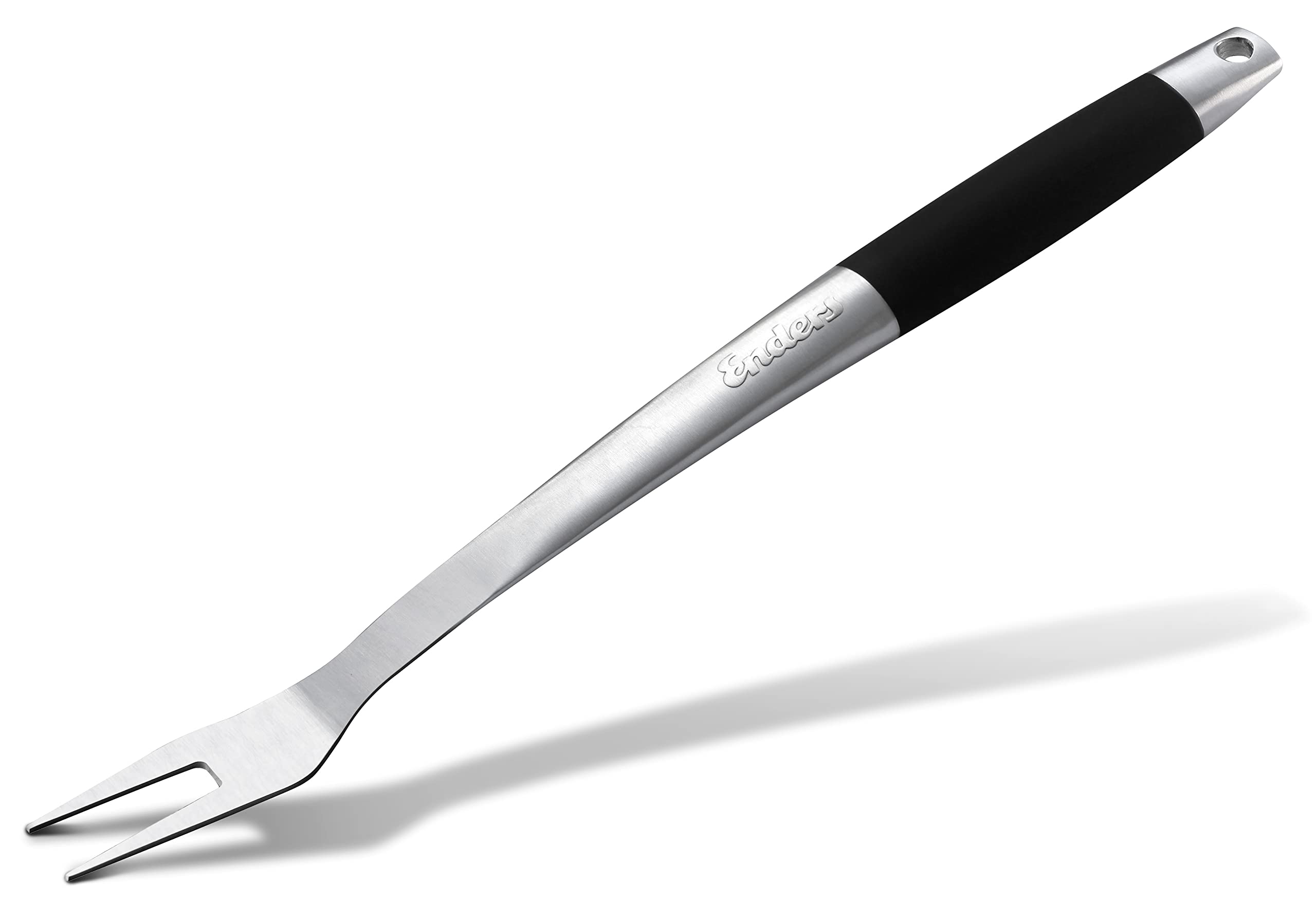 Enders Premium Stainless Steel Barbecue Fork, Black
