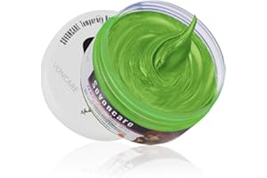SOVONCARE Green Hair Wax Color, Temporary Hair Color Wax, Color Hair Wax Hair Paint Wax Colored Hair Wax 4.23 Oz, Green Hair Wax for Dark Hair Halloween Cosplay Party Christmas for Women & Men Kid