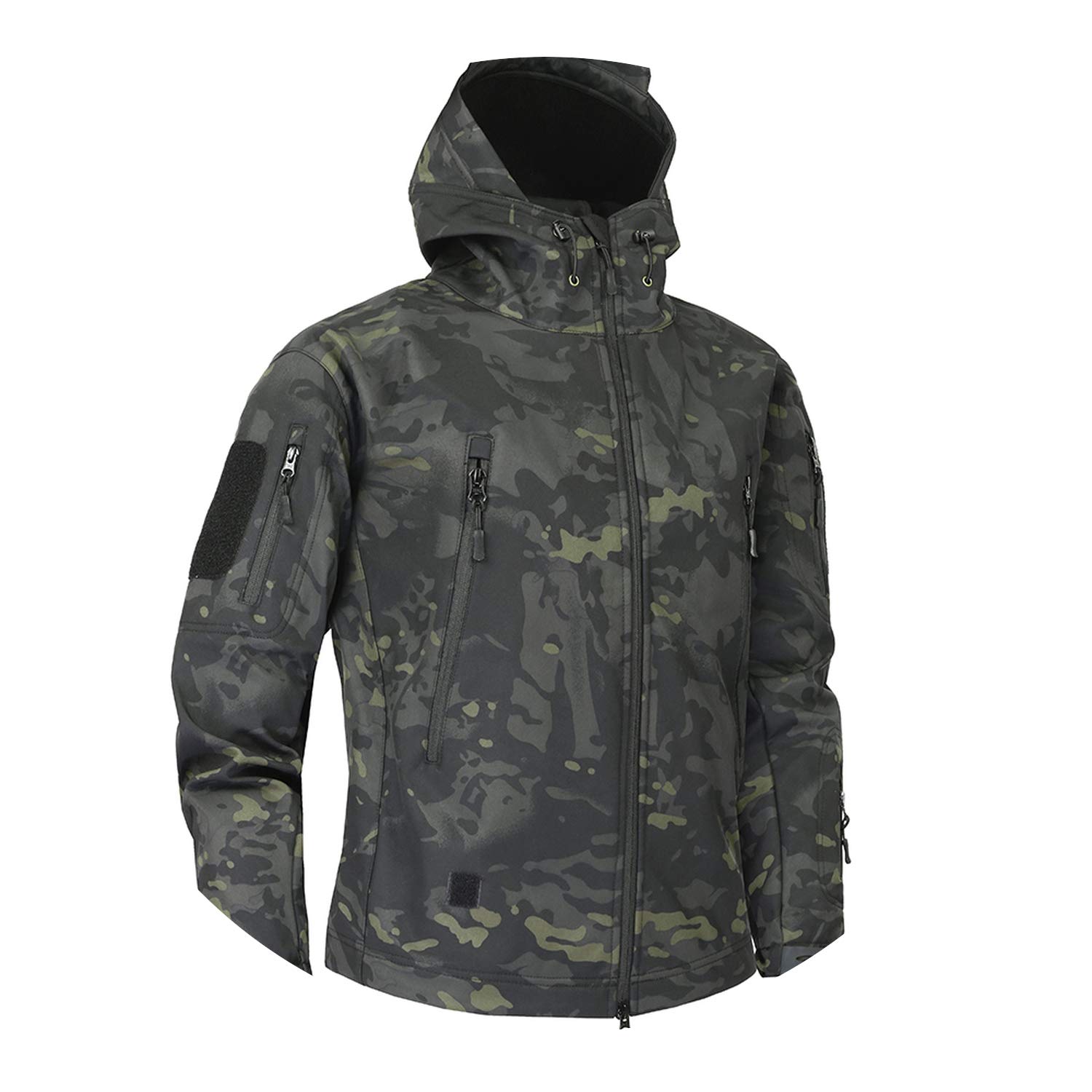 Men Autumn MensFleece Jacket Army 
