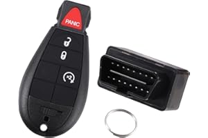 ACROPIX Key Programmer with Keyless Entry Remote Key Fob M3N5WY783X 433Mhz with Chip 4 Button OBD2 Tool Replacement Fit for D