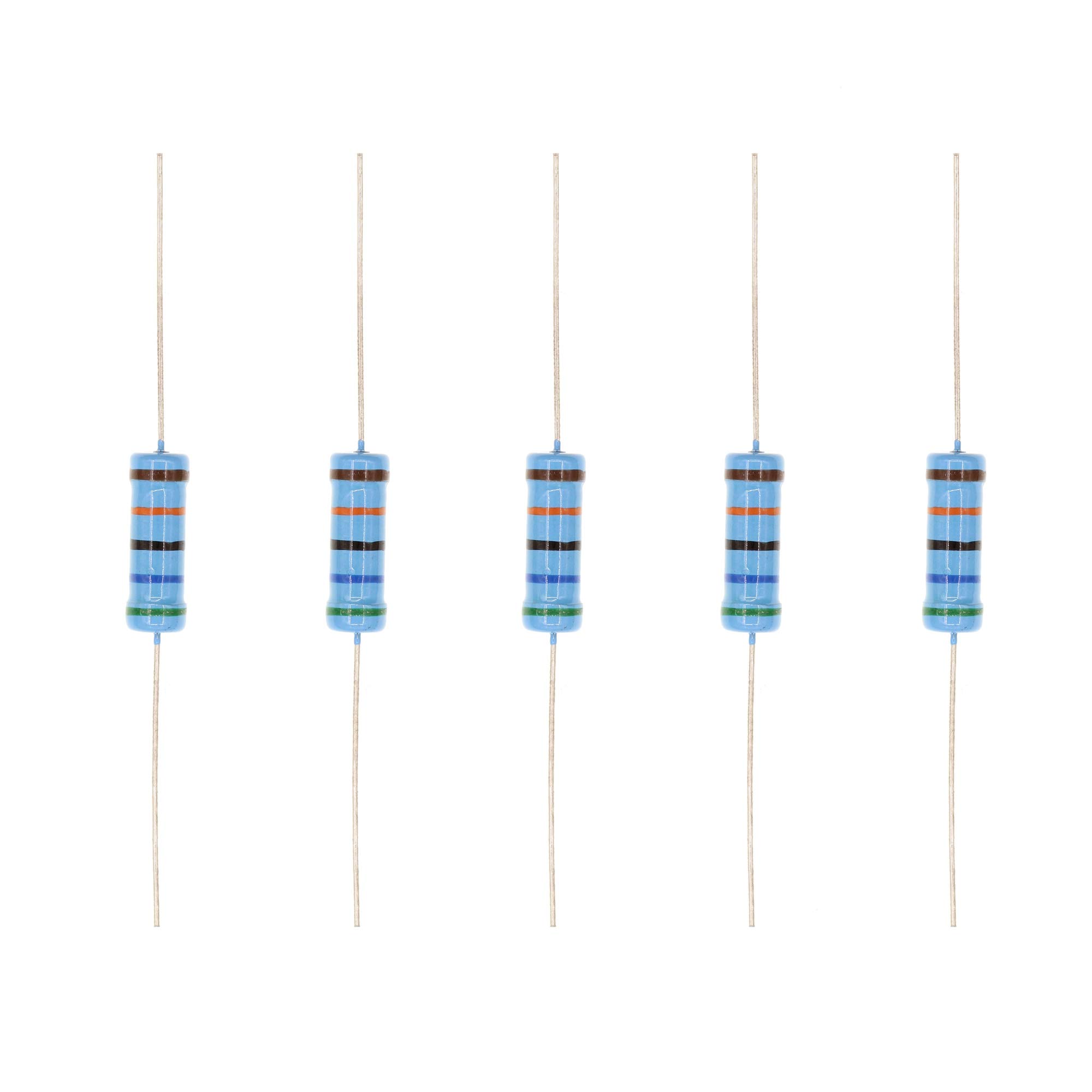 HUABAN 20PCS 3W 3 Watts 560K Ohm 1% Metal Film Resistor