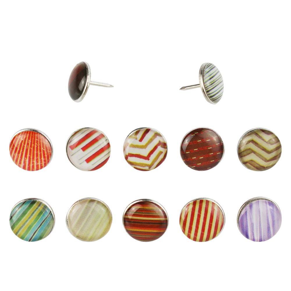 Miayon 120 Pcs Creative Thumb Tacks Cute Push Pins for Photos Wall, Maps, Bulletin Board or Corkboards