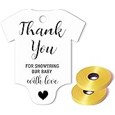 Thank You for Showering Our Baby with Love - Pack of 50 Gift Tags