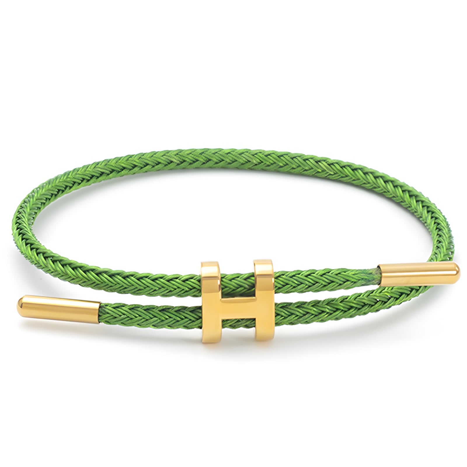 Bracelet with Adjustable Design Polished H Shape