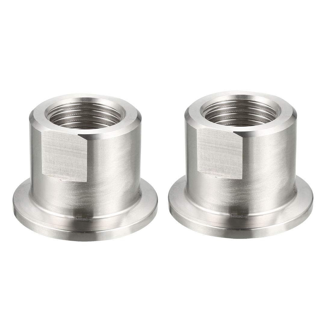 sourcing map Pipe Fitting KF25 Female Threaded 1/2 PT To Clamp OD 40mm Ferrule 2 Pcs