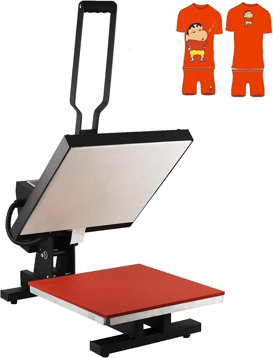 Superland 15x15 Inch Heat Press Machine Semi-Automatic Auto Open T-Shirt Heat Transfer Press Magnetic Sublimation