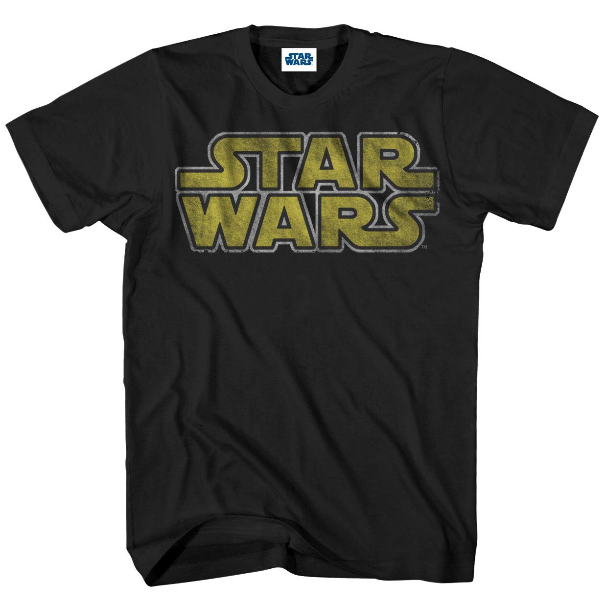 Buy Star Wars Men's Classic Vintage Simple Logo TShirt at Amazon.in