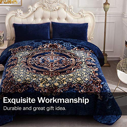 JML Fleece Blanket King Size, Heavy Korean Mink Blanket 85 X 95 Inches