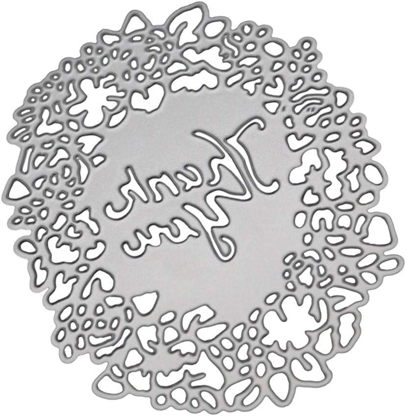 Kanpola Scrapbooking Album Paper Card，Metal Die Cutting Dies Stencil for DIY Decor Craft