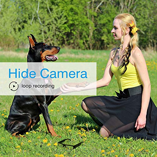 Spy Camera Glasses with Video Recording, 1080P HD Hidden Camera,Super Small Surveillance Snapchat Spectacles Glasses,USB Charger - Thumbnail 3